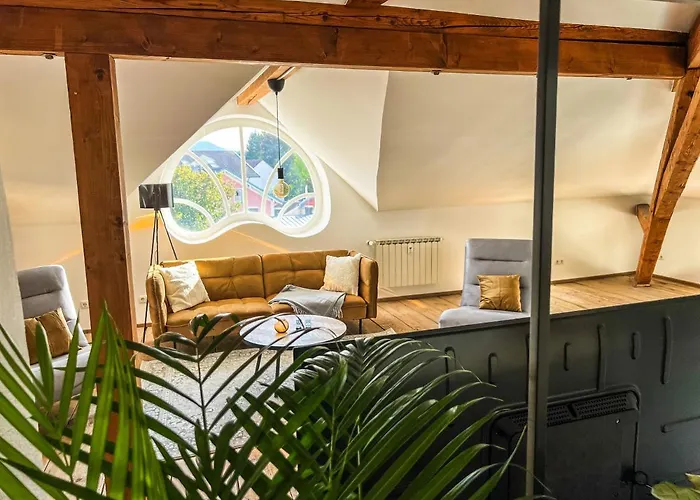 公寓 Loft-wohnung Im Herzen Von - 100m2 - Smarttv *