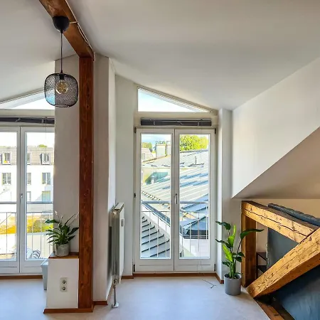 Loft-wohnung Im Herzen Von - 100m2 - Smarttv Apartament